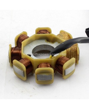 New Magneto Stator Coil 8 Pole for GY6 50cc Moped Scooter Motorcycle Bike ATV GO-KART