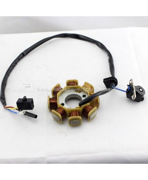 New Magneto Stator Coil 8 Pole for GY6 50cc Moped Scooter Motorcycle Bike ATV GO-KART