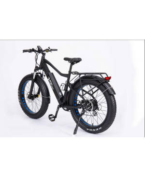 500W electric bicycle B8 with 26 inch fat tire, front and rear disc brake, LED speedometer, 20mph, Max range 37mi