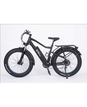 500W electric bicycle B8 with 26 inch fat tire, front and rear disc brake, LED speedometer, 20mph, Max range 37mi