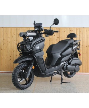 200cc Gas Moped Scooter Frontier 200cc FINAL Edition  by Boss Motor, Automatic CVT Engine, 12 inch Aluminium Rim with Meaty Tire, Optional Cargo Package for Massive Storage Capability 