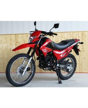 250cc Pro-Hawk Enduro Bike with 5-speed Manual and Electric/Kick Start, Street Legal, Big Wheel 