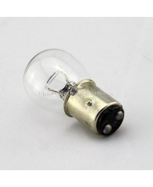 P12V 21/5W Clear Brake Light Bulb for Moped Scooter Motorcycle Bike ATV GO-KART