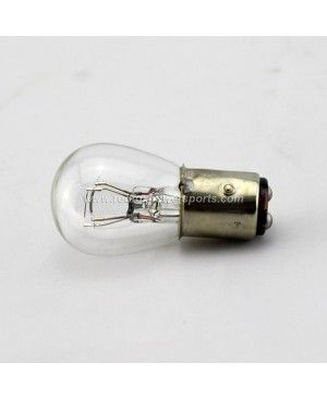 P12V 21/5W Clear Brake Light Bulb for Moped Scooter Motorcycle Bike ATV GO-KART