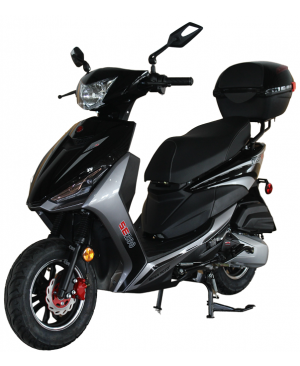 200cc Moped Scooter Boss Motor RZ 200 with New Design Sporty Look, LED  Electric and Kick Start, Low Seat Height