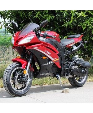 50cc Gas Motorcycle DF SST with CVT Auto Tranny, Aluminum Wheels