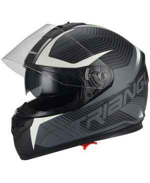 Triangle DOT Approve Full Face Helmet TFF17-black white